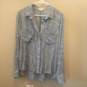 Anthropologie size L cloth & stone button up